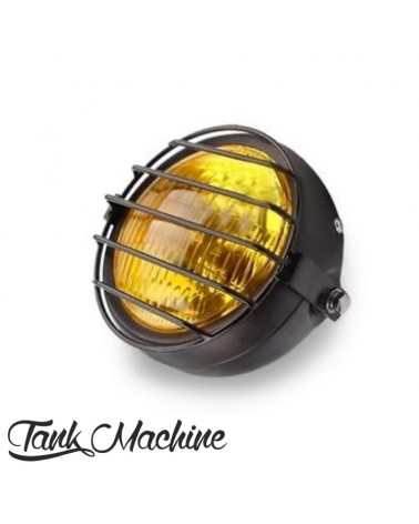 GRILLE DE PHARE NOIRE Vintage 165mm