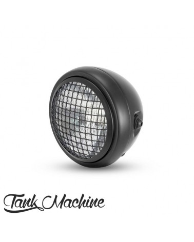 Optique Scrambler Noir mat 165mm