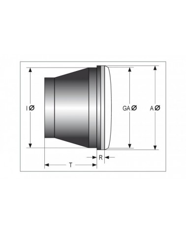 Optique Led 5"3/4 (143mm) Type 6