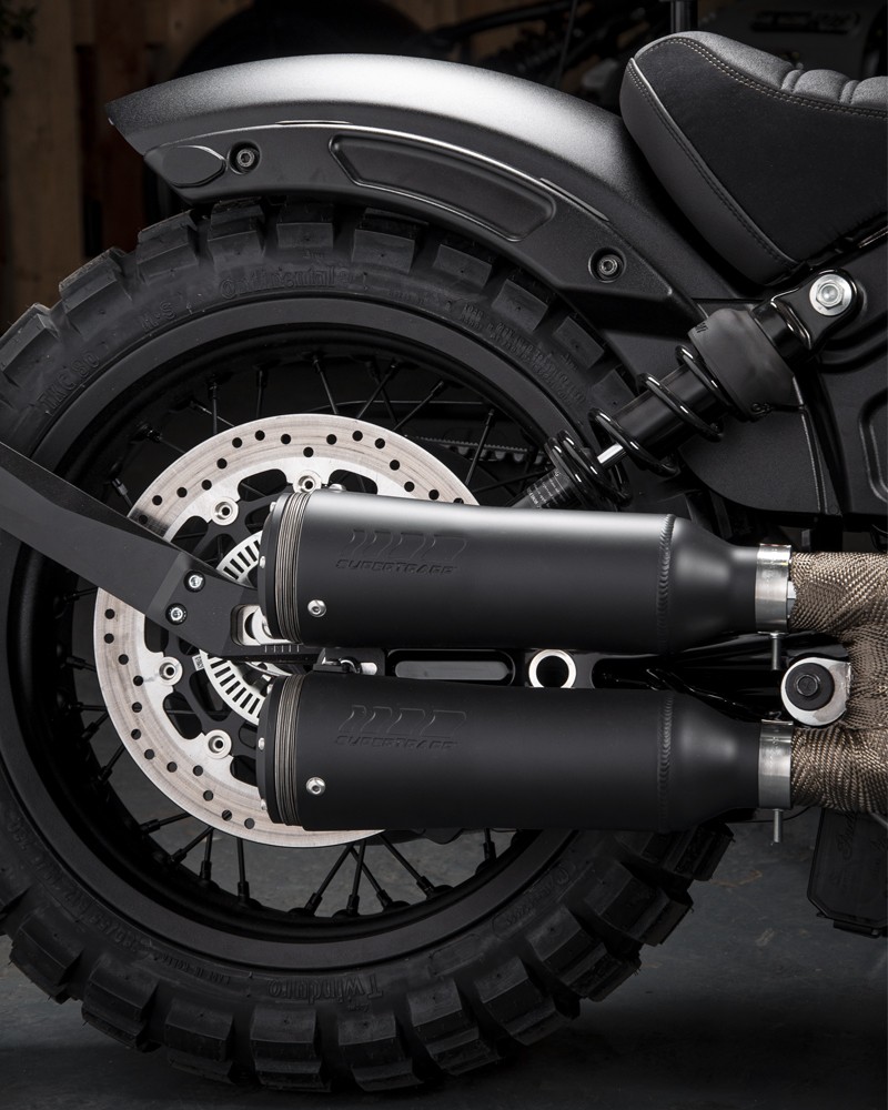 Silencieux Supertrapp Black Edition Indian Scout